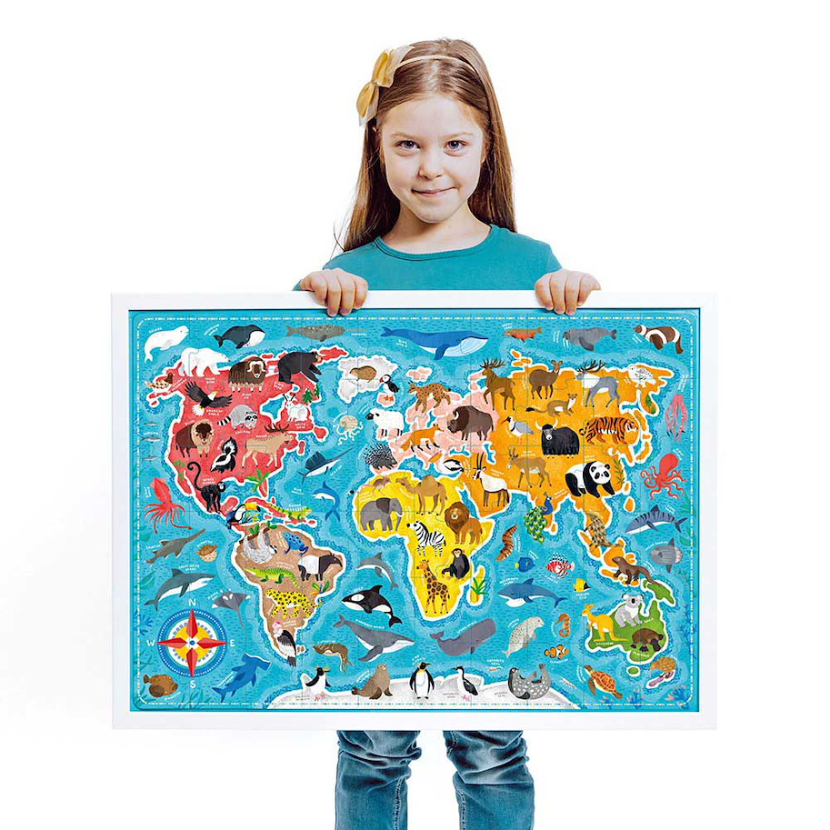Puzzle "Puzzlover Animals Of the World" 4+ / 60 Teile