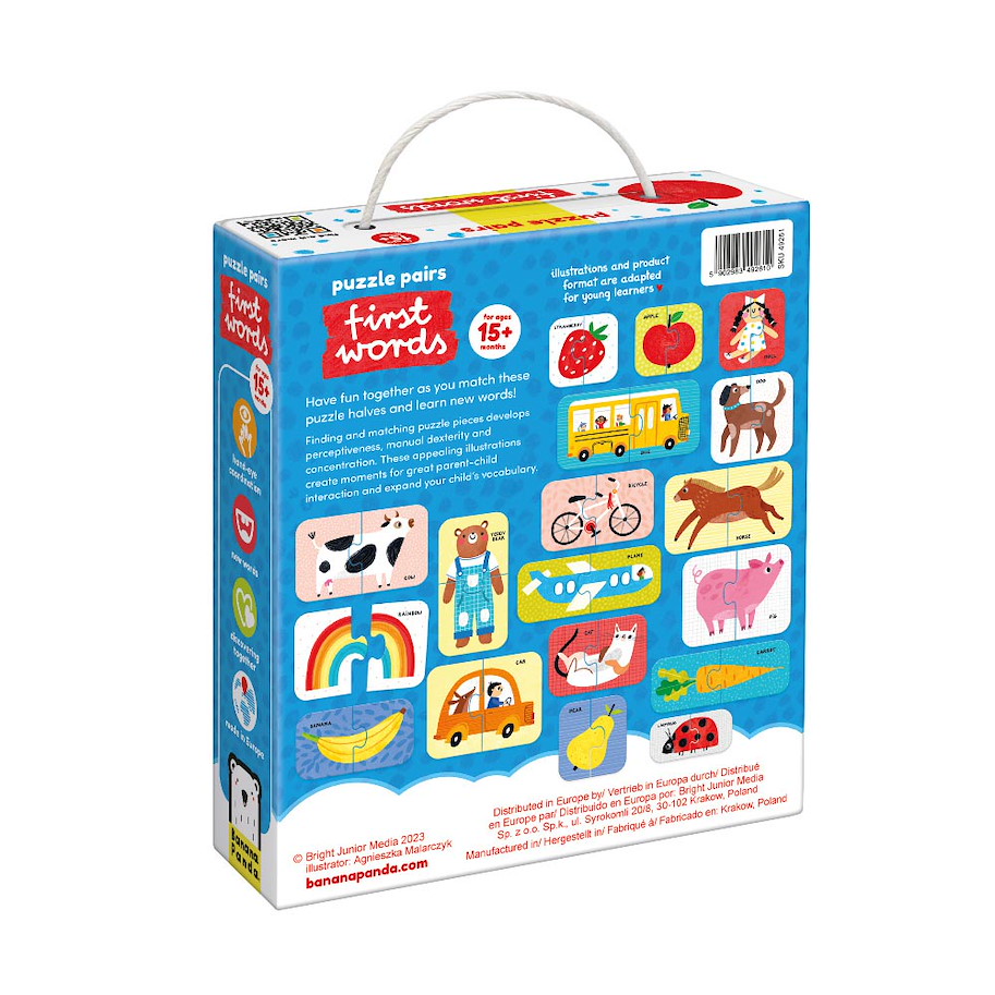 Puzzle "pairs First words" 15m+ / 36 Teile