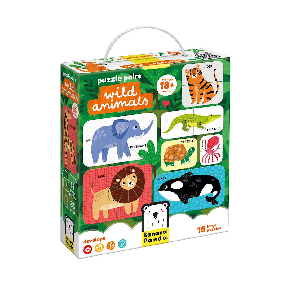 Puzzle "pairs Wild Animals" 18m +