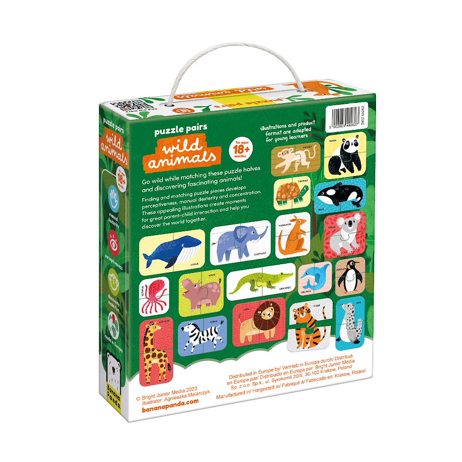 Puzzle "pairs Wild Animals" 18m +