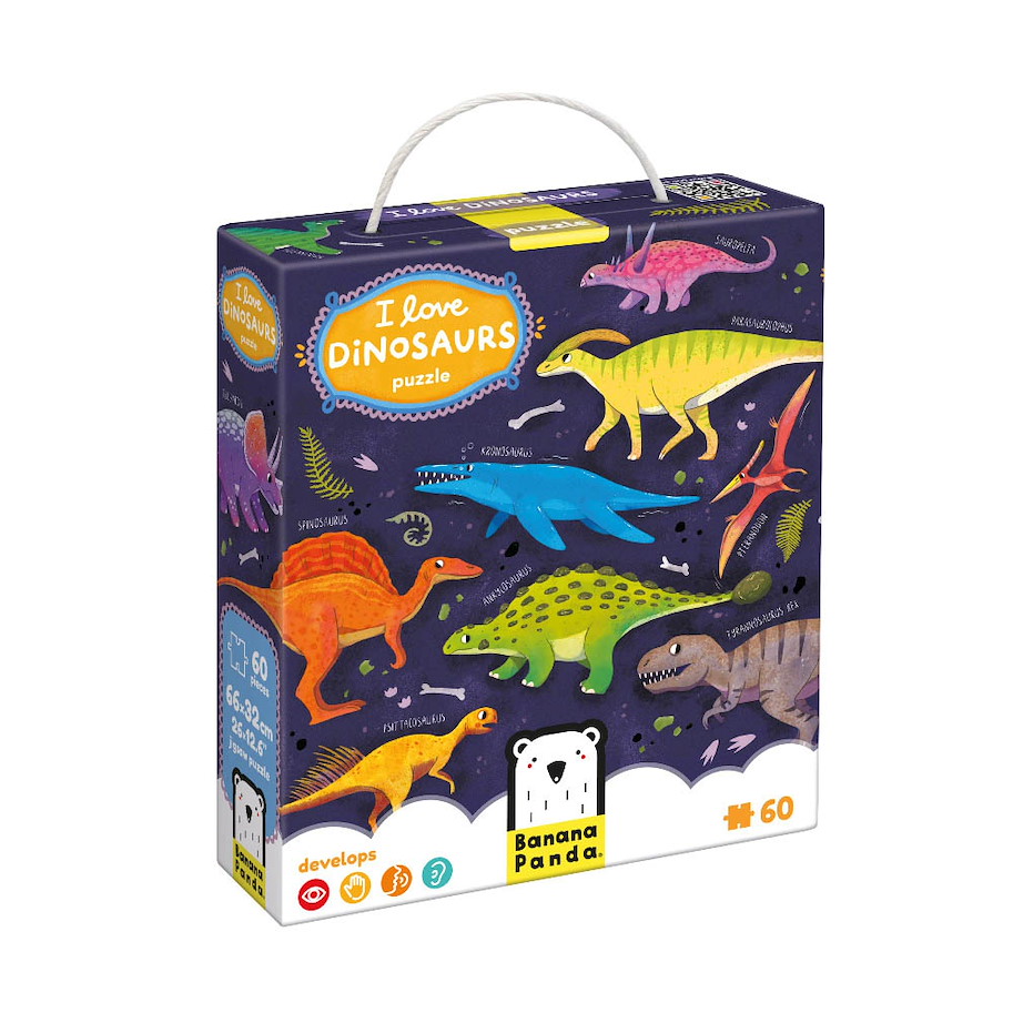 Puzzle "I Love Dinosaurs" 4+ / 60 Teile