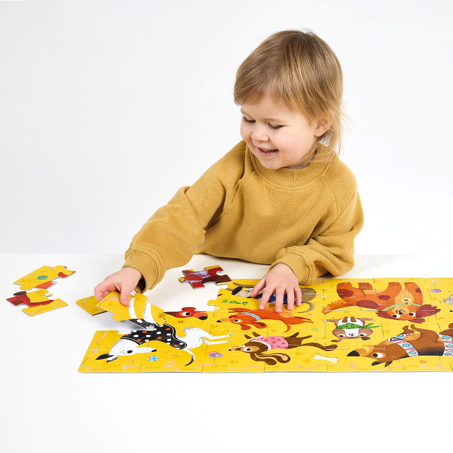 Puzzle "I Love Dogs" 3+ / 40 Teile