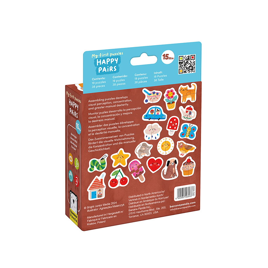 Puzzle "My First Happy Pairs" 15m+ / 38 Teile