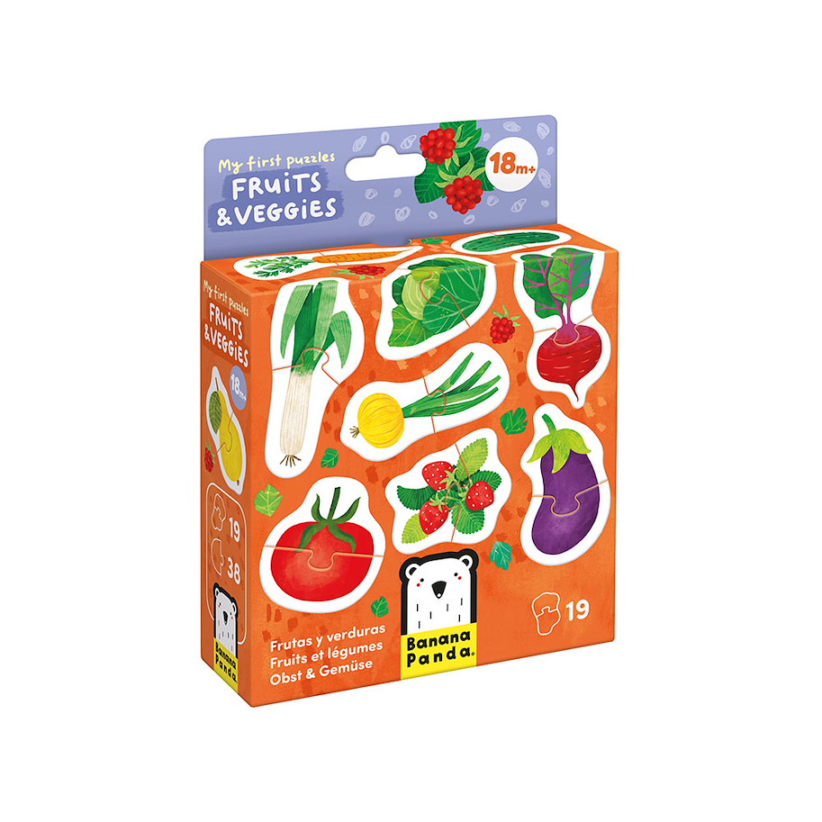 Puzzle "My First Fruits & Veggies" 18m+ / 38 Teile