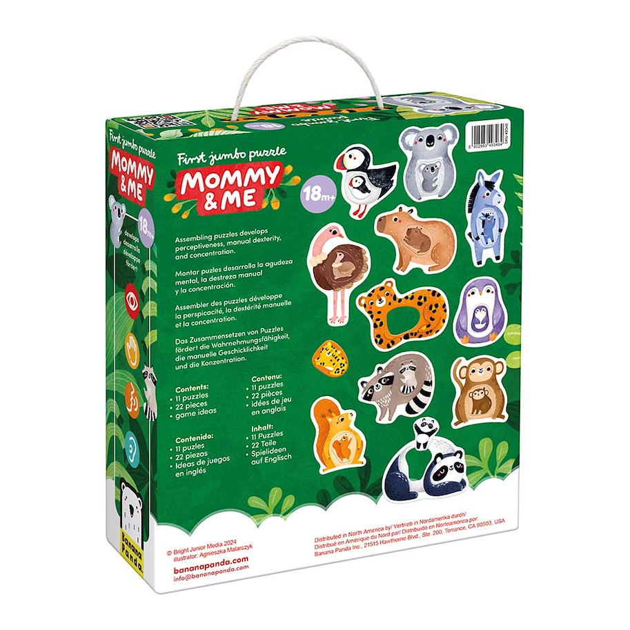 Puzzle "First Jumbo Mommy & Me" 18m+ / 40 Teile