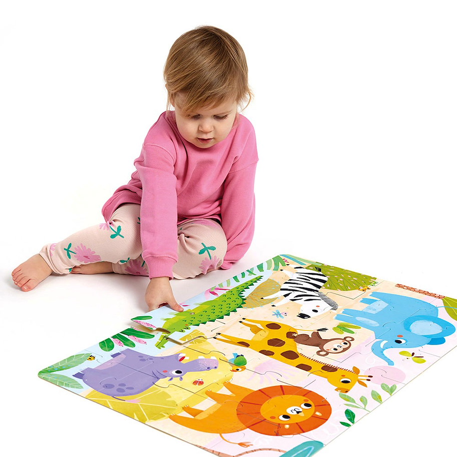 Puzzle "Wild Jumbo Safari" 2+ / 24 Teile