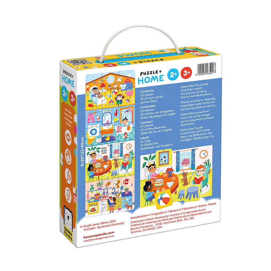 Puzzle "Banana Panda Home plus" 2+ / 24 Teile
