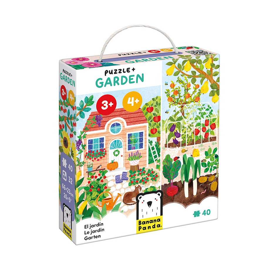 Puzzle "Banana Panda Garden plus" 3+ / 60 Teile