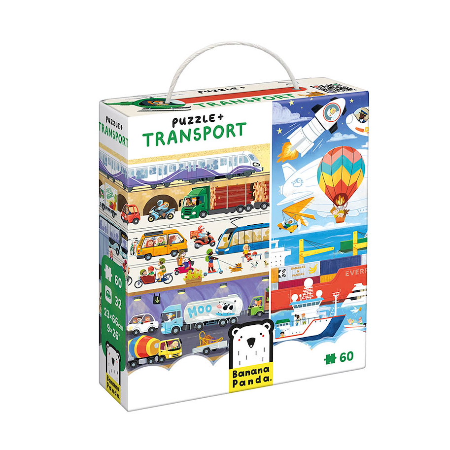 Puzzle "Banana Panda Transport plus" 4+ / 60 Teile