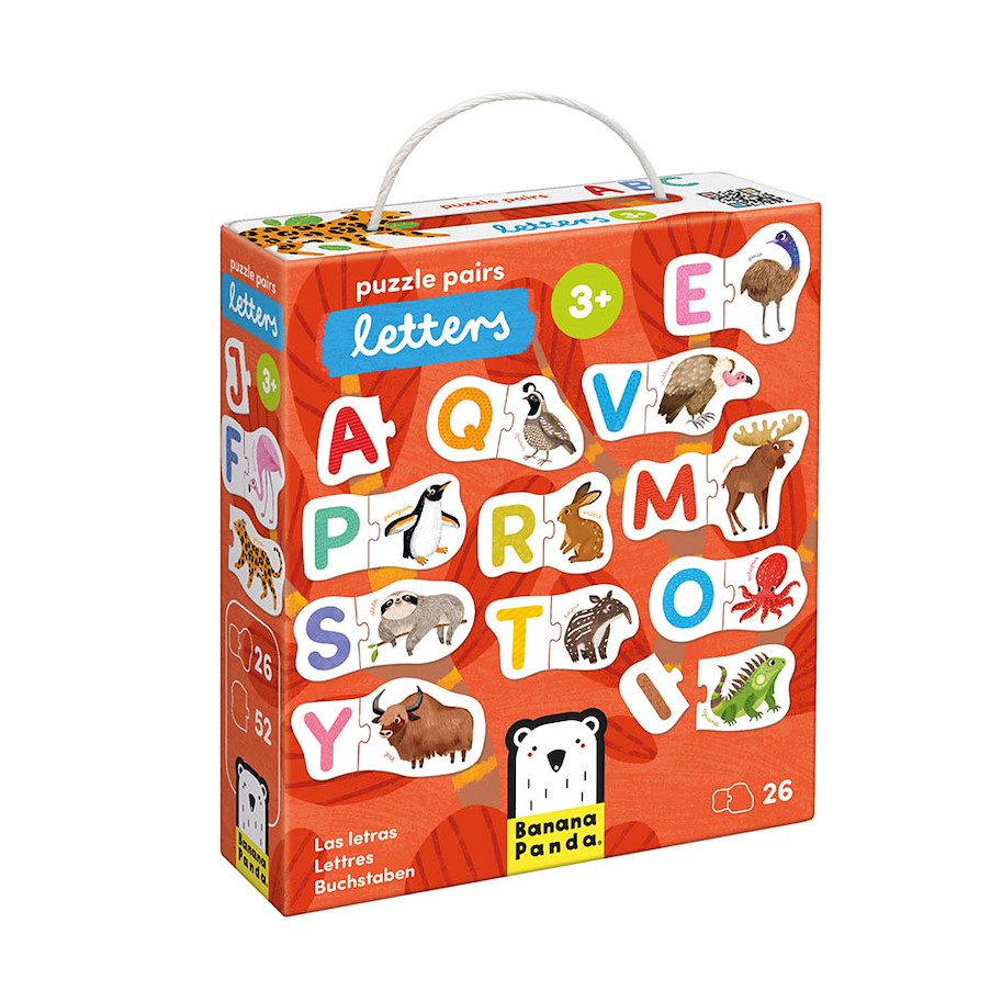 Puzzle "Pairs Letters" 3+ / 52 Teile
