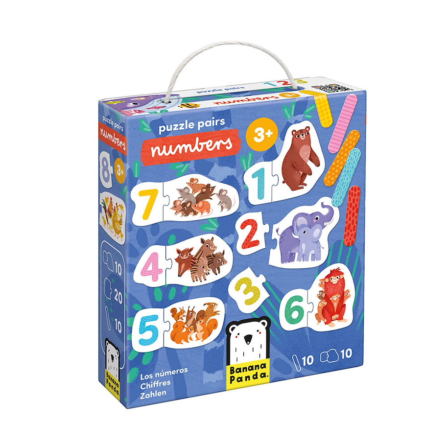 Puzzle "Pairs Numbers" 3+ / 30 Teile