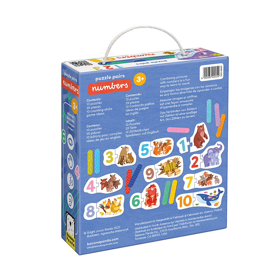 Puzzle "Pairs Numbers" 3+ / 30 Teile