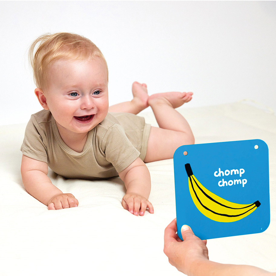 Baby Karten "High Contrast" 6m+ - 9m+ / 12 doppelseitige Karten