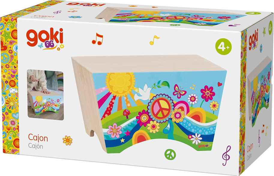 Rhythmusinstrument Cajon Blumenwiese