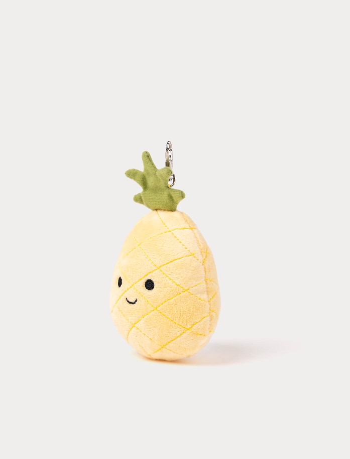 Taschenanhänger Früchte 10  cm, 3-fach ass. im Display
