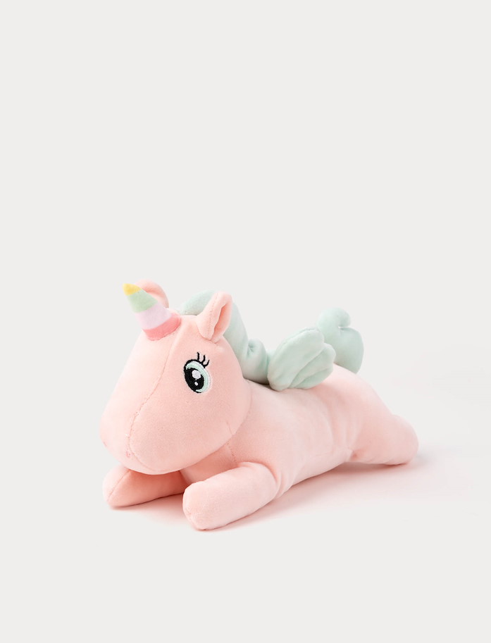 Liegendes Einhorn, Pfirsich 35  cm