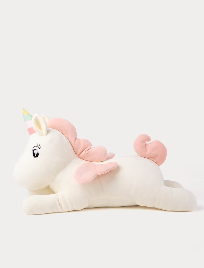 Liegendes Einhorn, Vanille 52  cm
