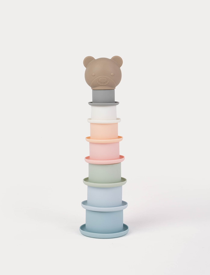 Stapelspiel Teddy Silikon 27  cm