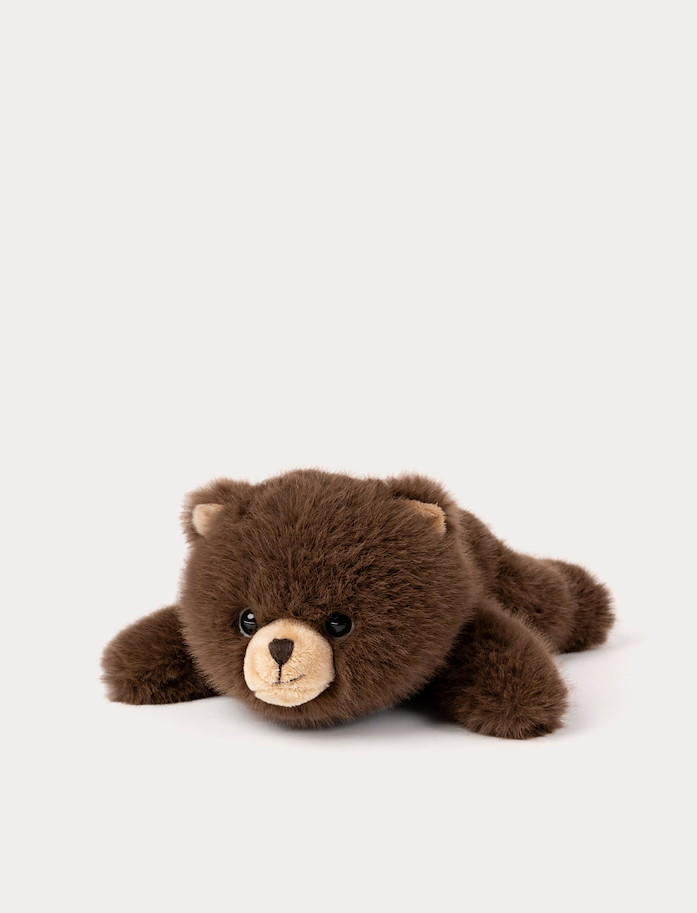 Liegender Bär braun 28  cm