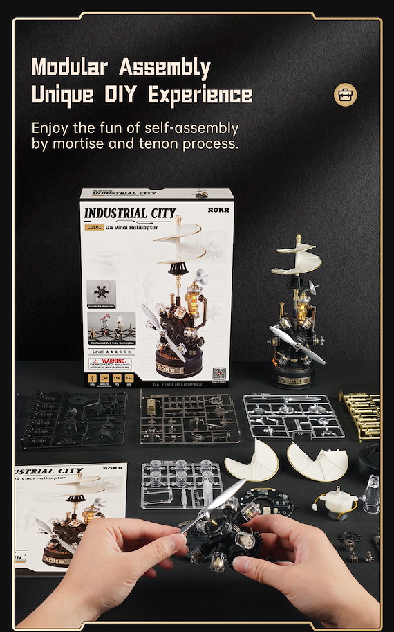 Bausatz 'Da Vinci Helicopter'