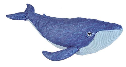 Plüsch blauer Wal