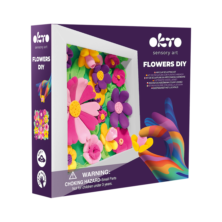 3D Kreativset 'Garten-Blumen'
