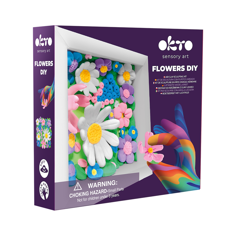3D Kreativset 'Feld-Blumen'