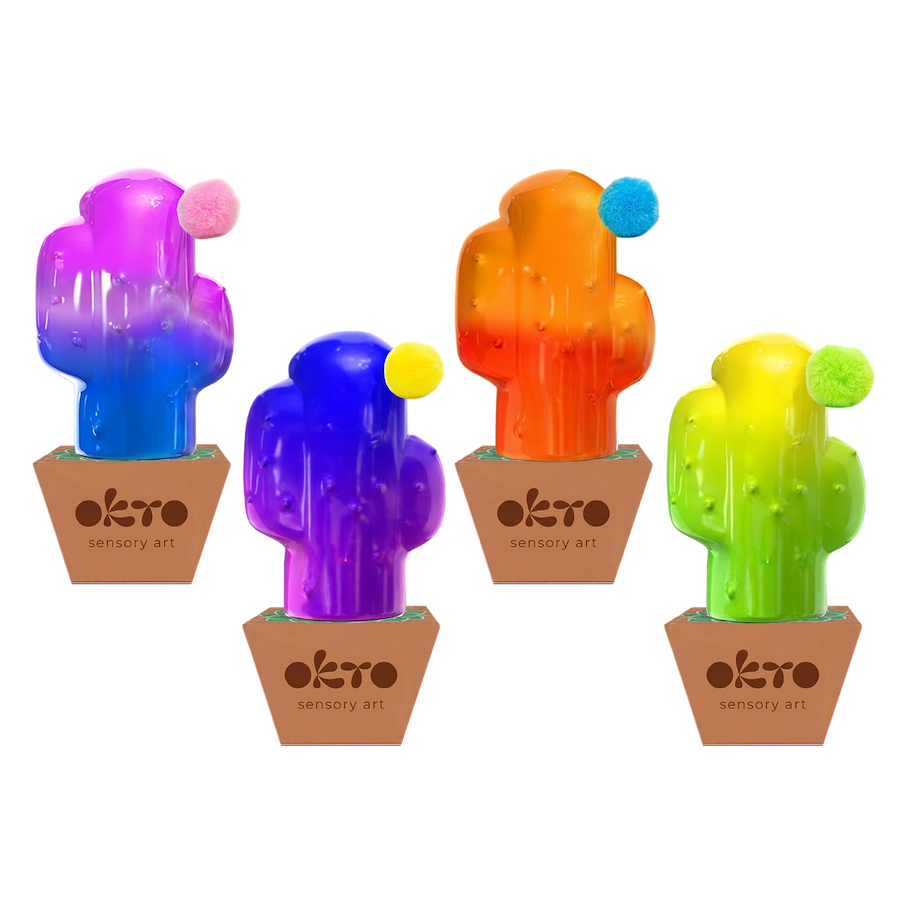 Antistress-Toy Slime 90 ml Kaktus zweifarbig im Display