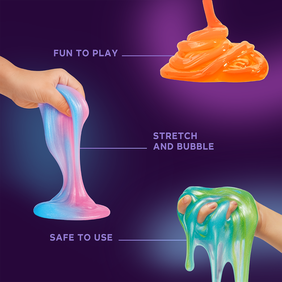 Antistress-Toy Slime Regenbogen 400 ml im Display