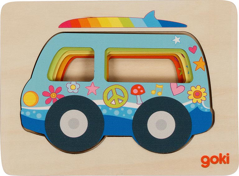 Schichtenpuzzle Van 5 Schichten