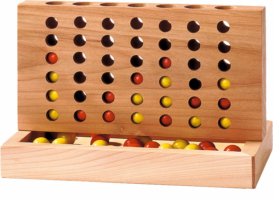 4 Gewinnt aus Holz
