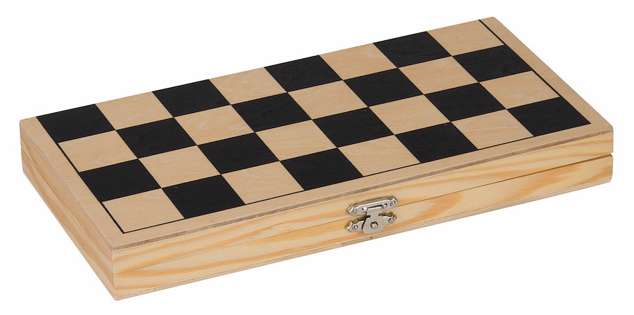 Schachspiel in Holzklappkassette