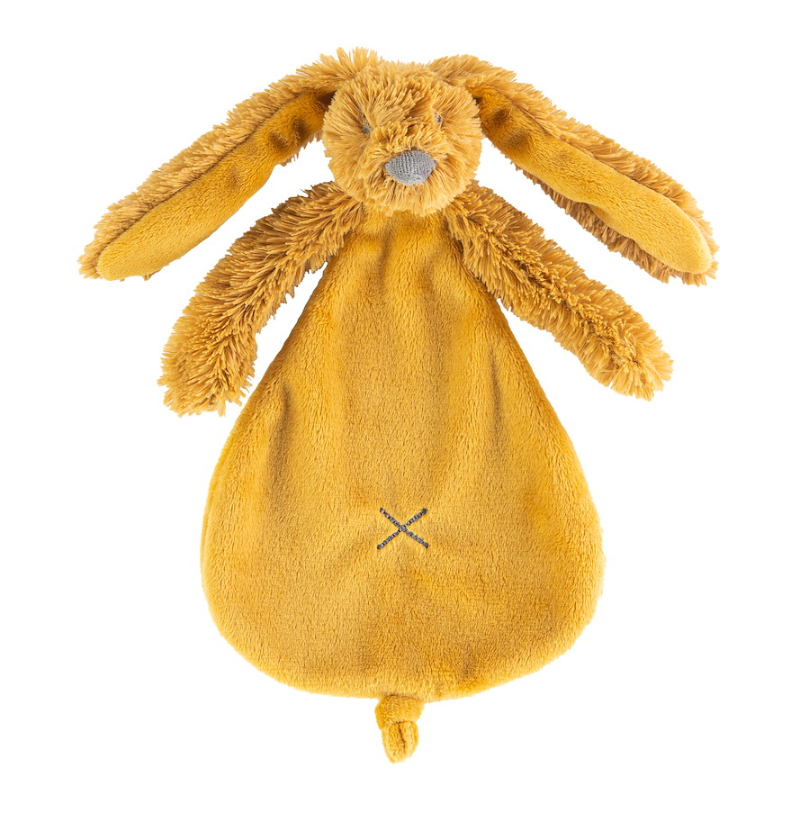 Schmusetuch Hase Richie Ocker