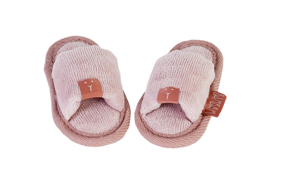 Organic Slippers pink 11 cm
