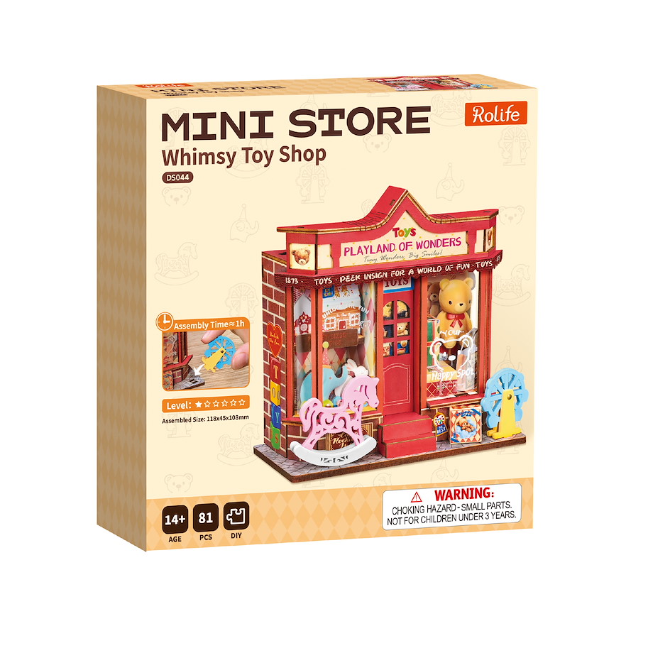 Miniatur-Modellbausatz 'Whimsy Toy Shop'