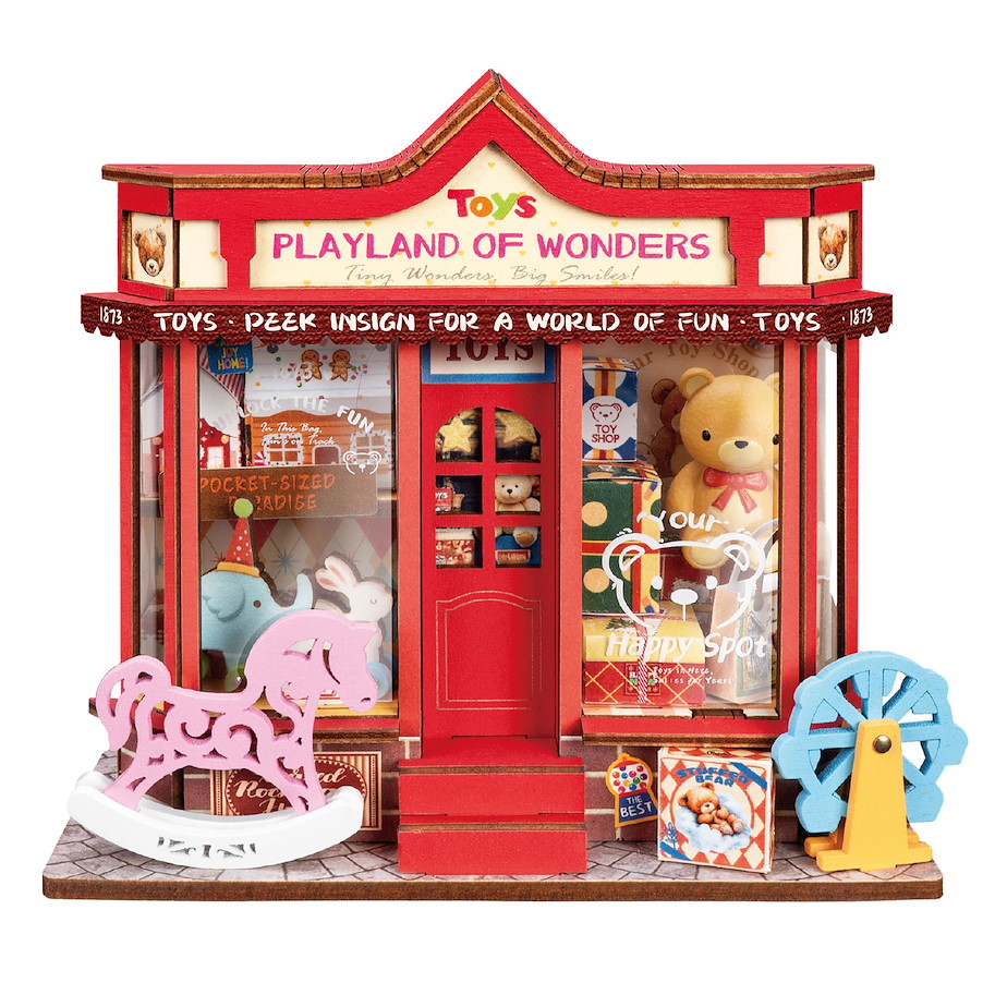 Miniatur-Modellbausatz 'Whimsy Toy Shop'