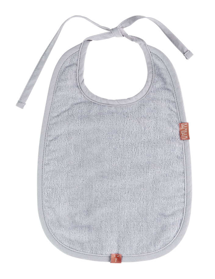 Organic Lätzchen grau 29 cm