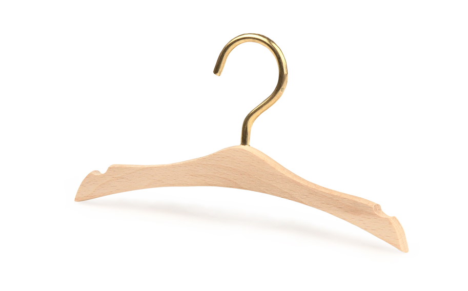 Kleiderbügel aus Holz 18 cm 6er Set