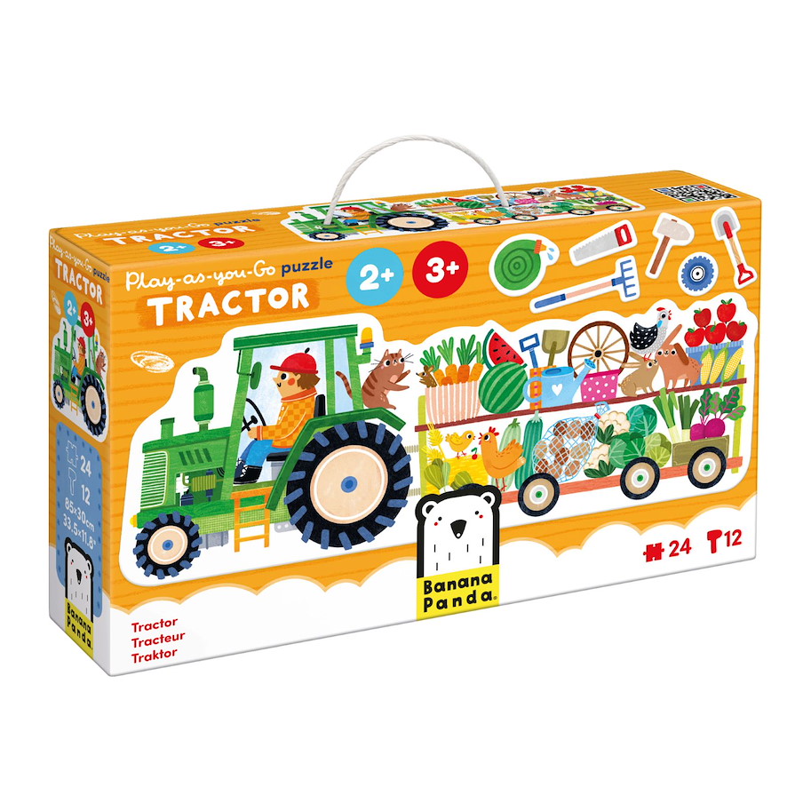Puzzle "Play-as-you-go" Tractor 3+4+