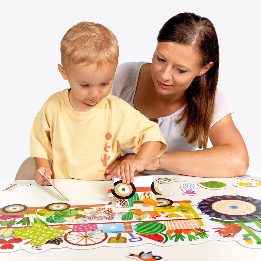 Puzzle "Play-as-you-go" Tractor 3+4+