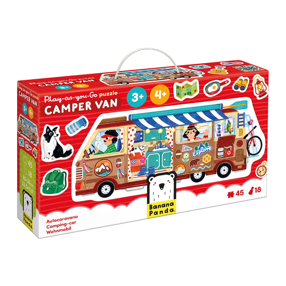 Puzzle "Play-as-you-go" Camper Van 2+ 3+