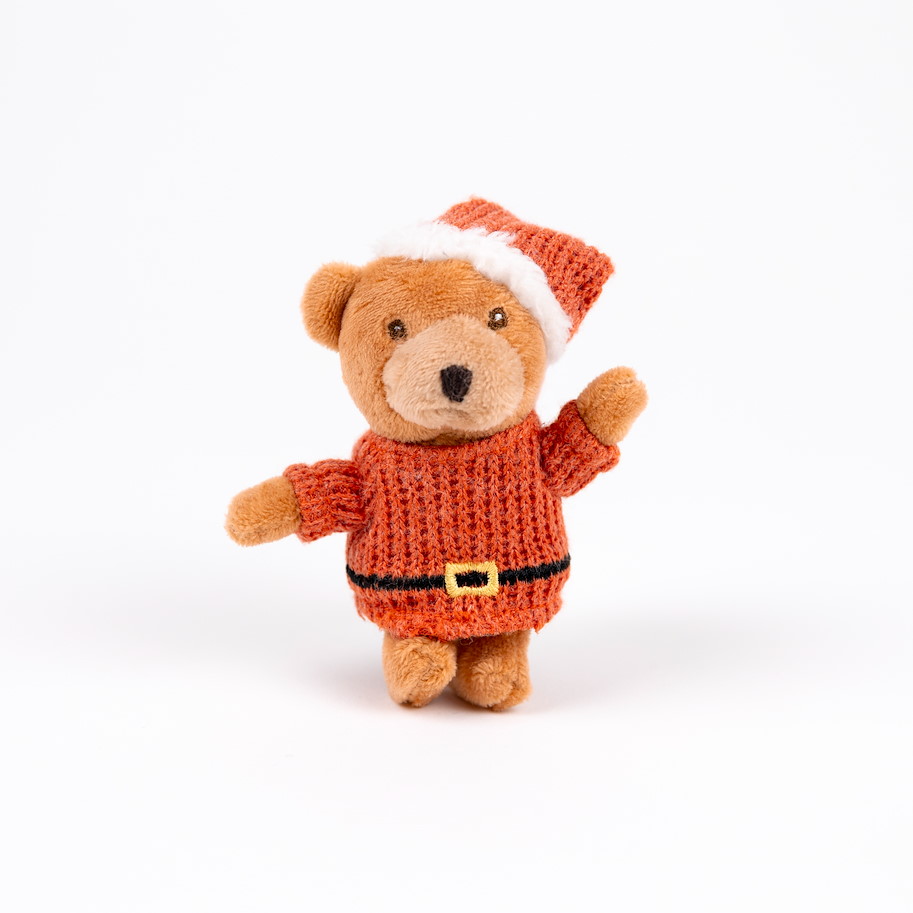 Bär Weihnachtsmann klein