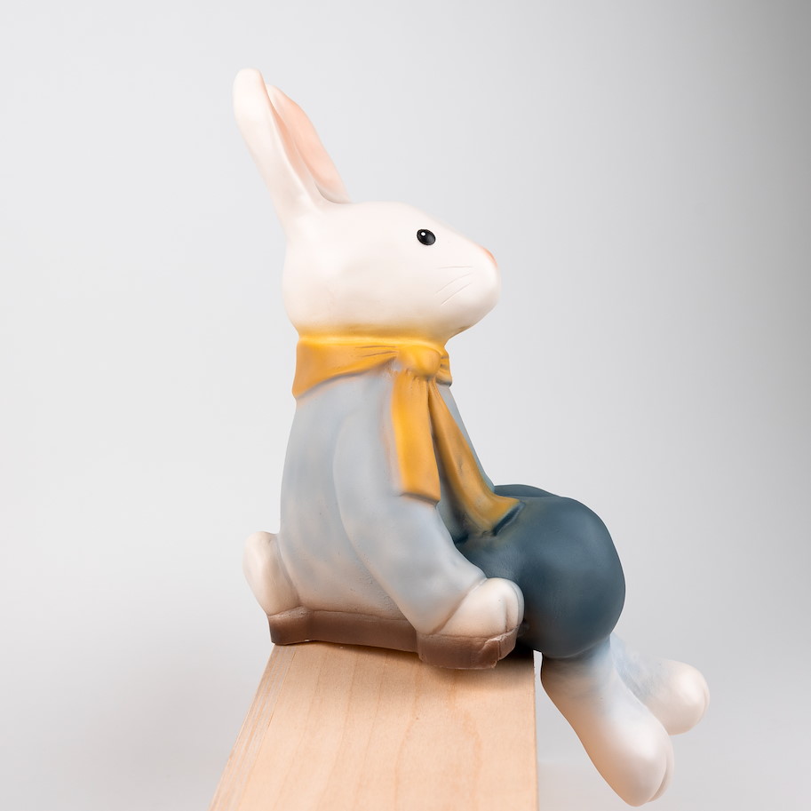 Nachtlicht Hase Lenny blau sitzend