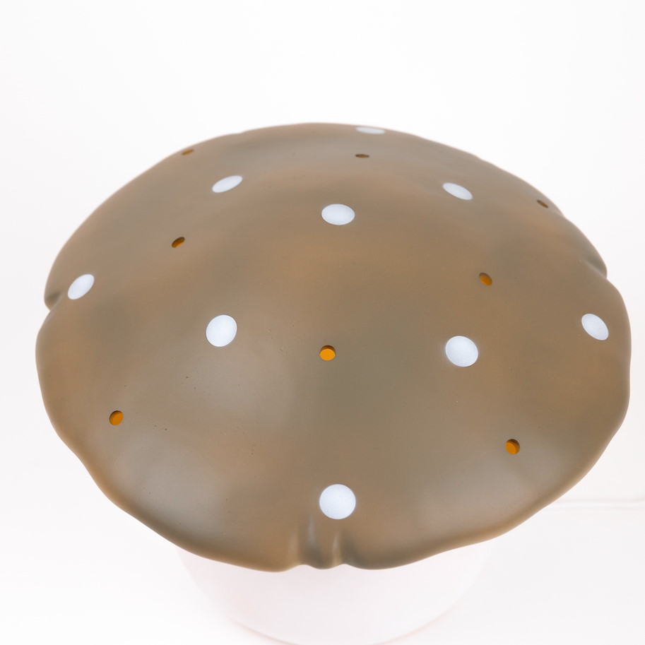 Nachtlicht Pilz mittel Bronze