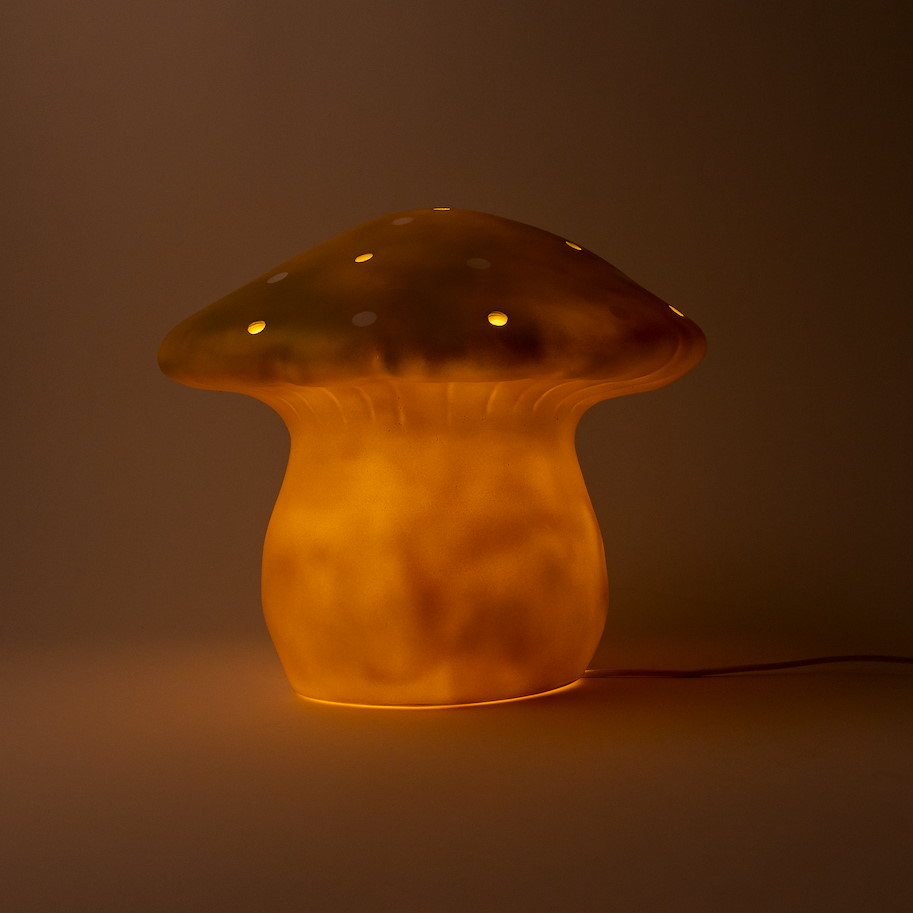 Nachtlicht grosser Pilz Zitronengras