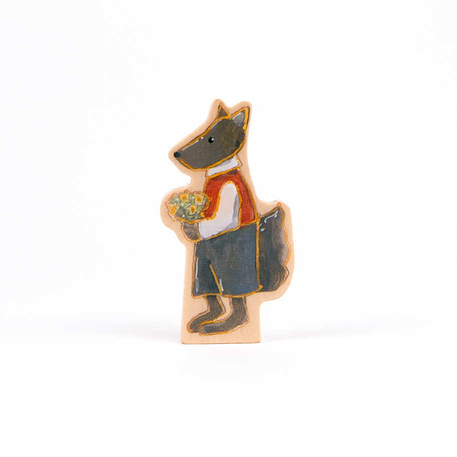 Märchenspiel mit Holzfiguren