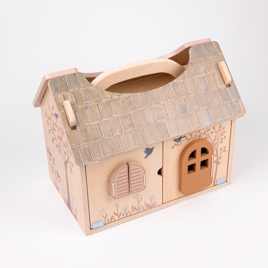 Puppenhaus mit Eichhörnchen