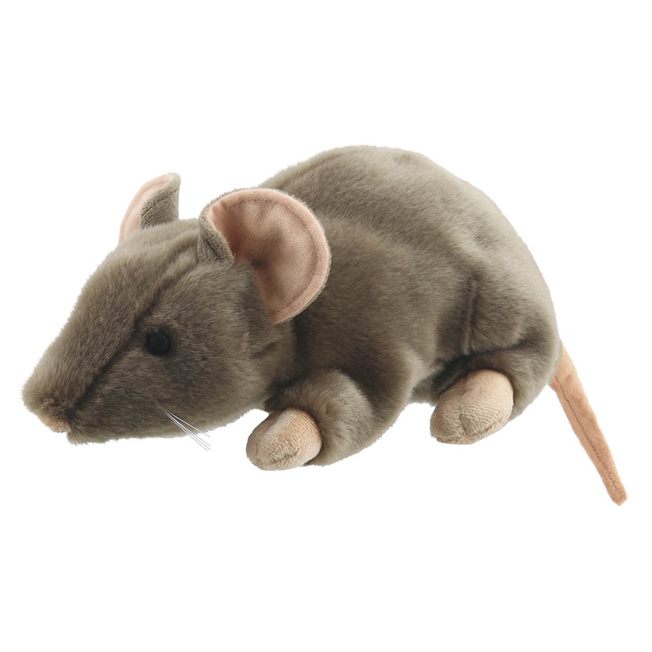 Full-Bodied Animal Puppets Ratte braun 33 cm