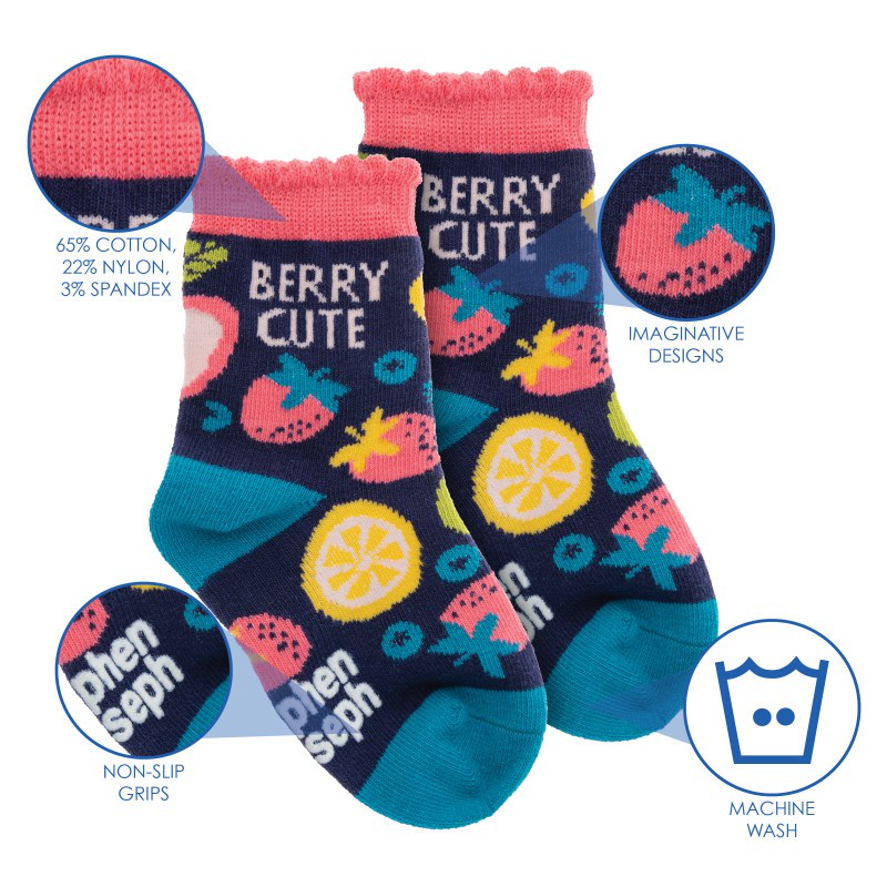 Kinder-Socken Früchte
