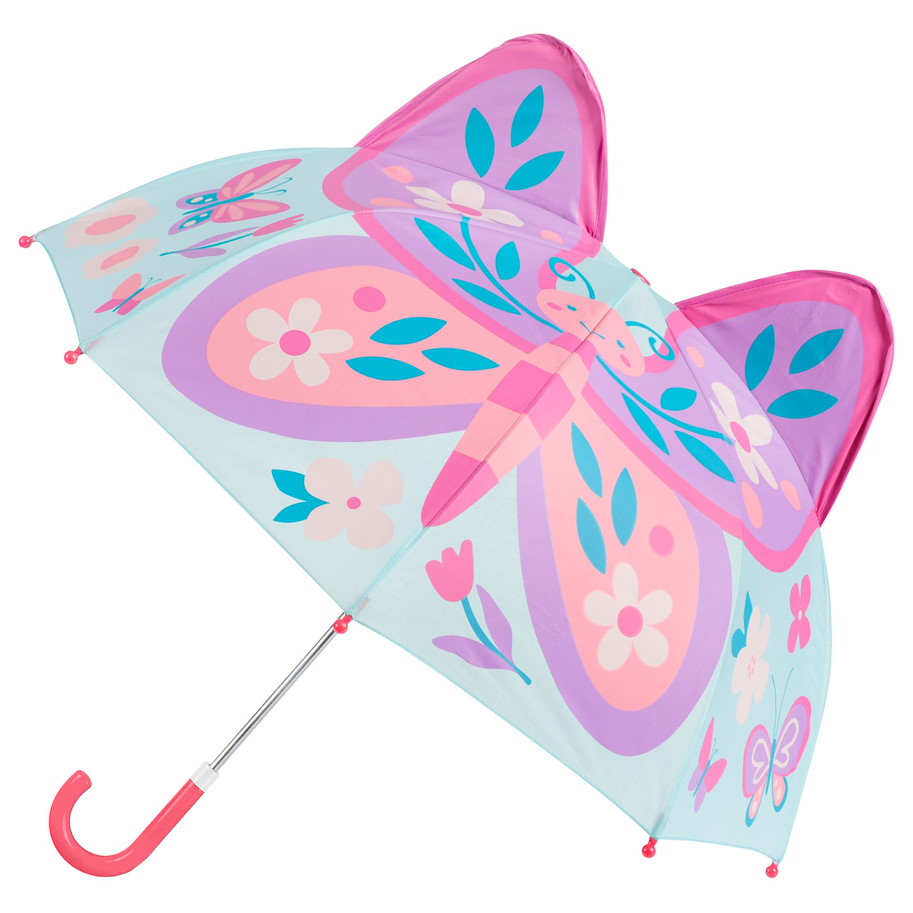 3D Kinder-Regenschirm Schmetterling